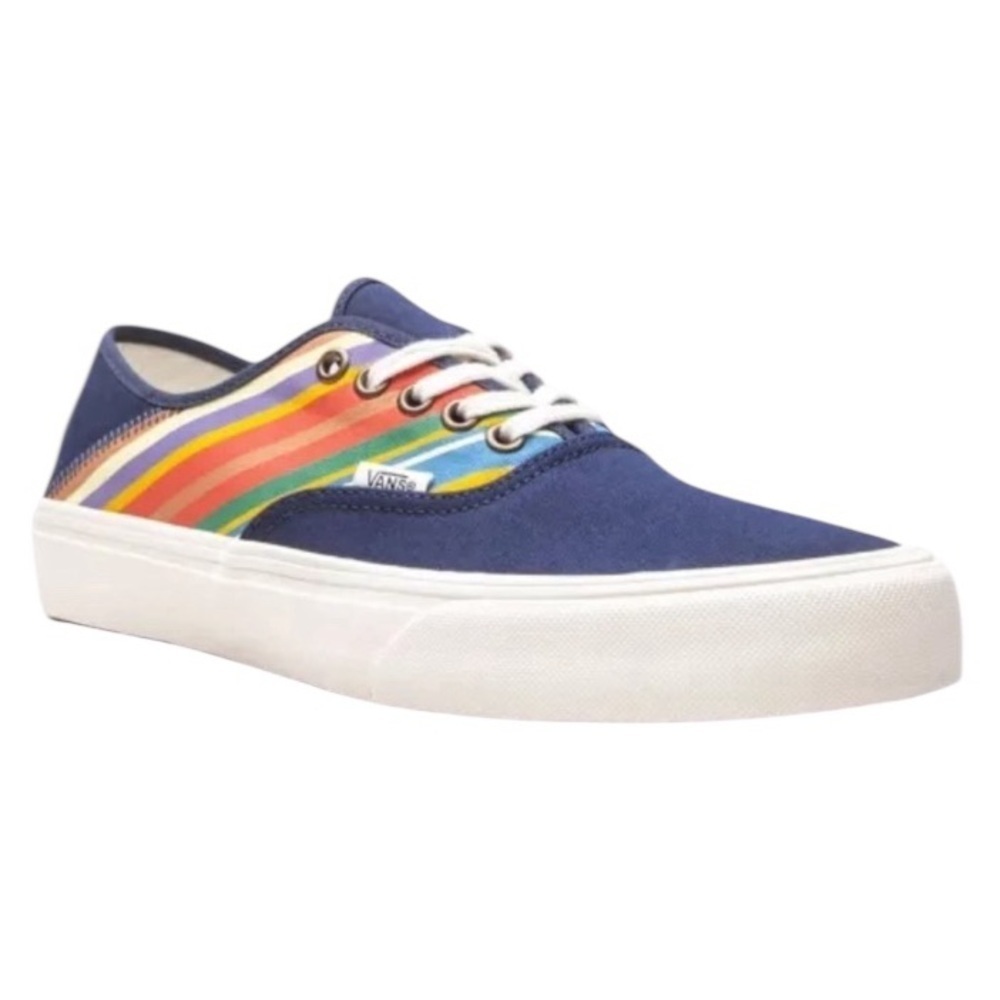 Vans Authentic Retro Stripe Lace Up Sneakers - Picture 2 of 13